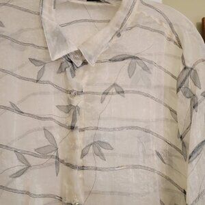 Vikki Vi sheer tunic blouse